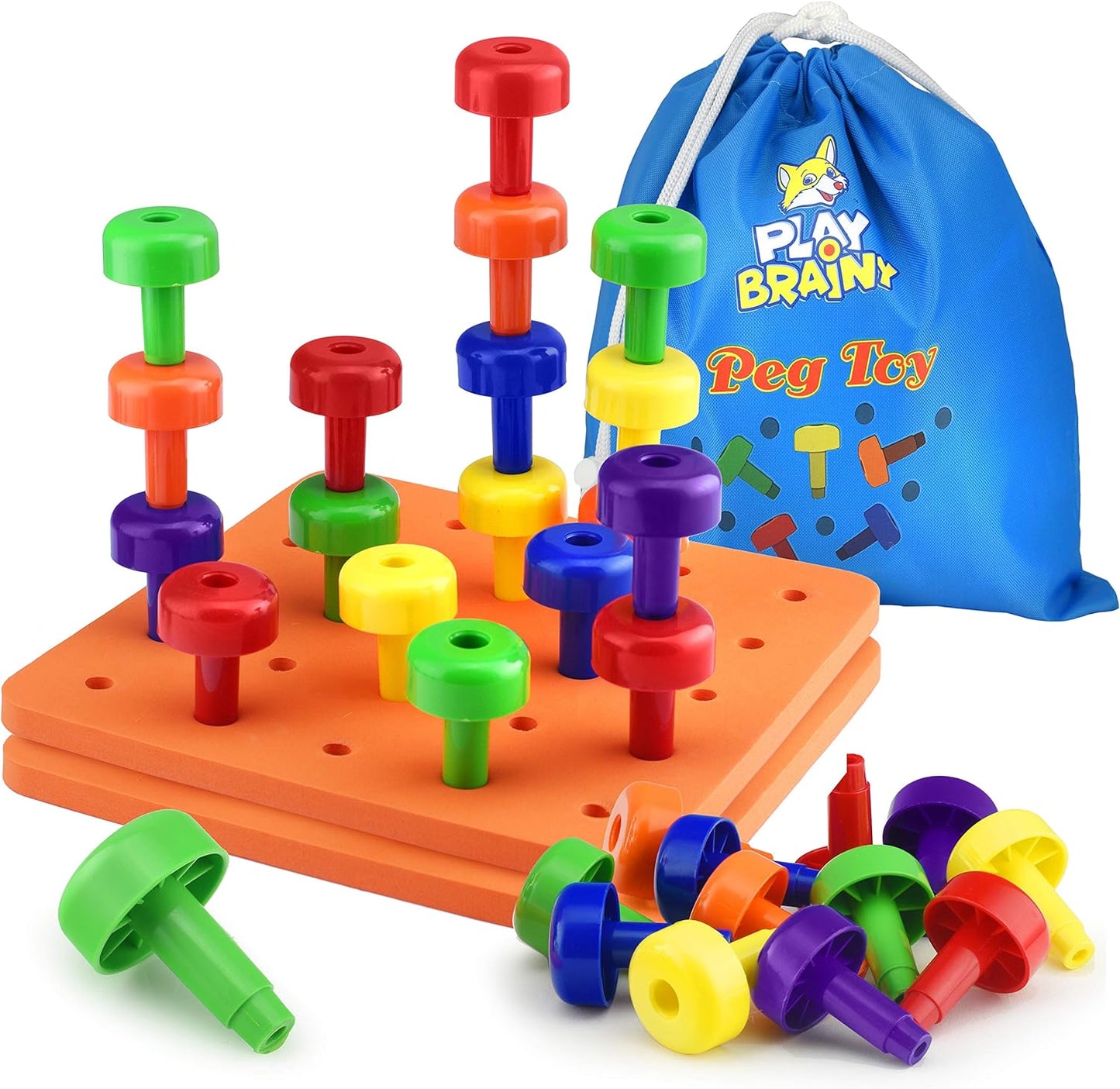 Play Brainy Peg Learning Toy Set
