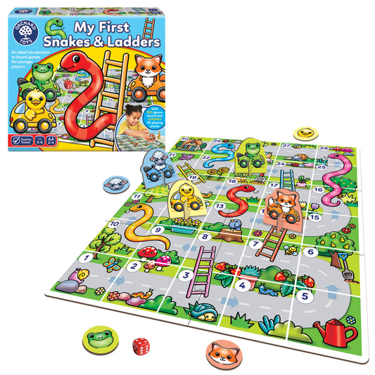 Orchard Toys My First Snakes and Ladders Counting Game 幼兒蛇梯棋數數遊戲