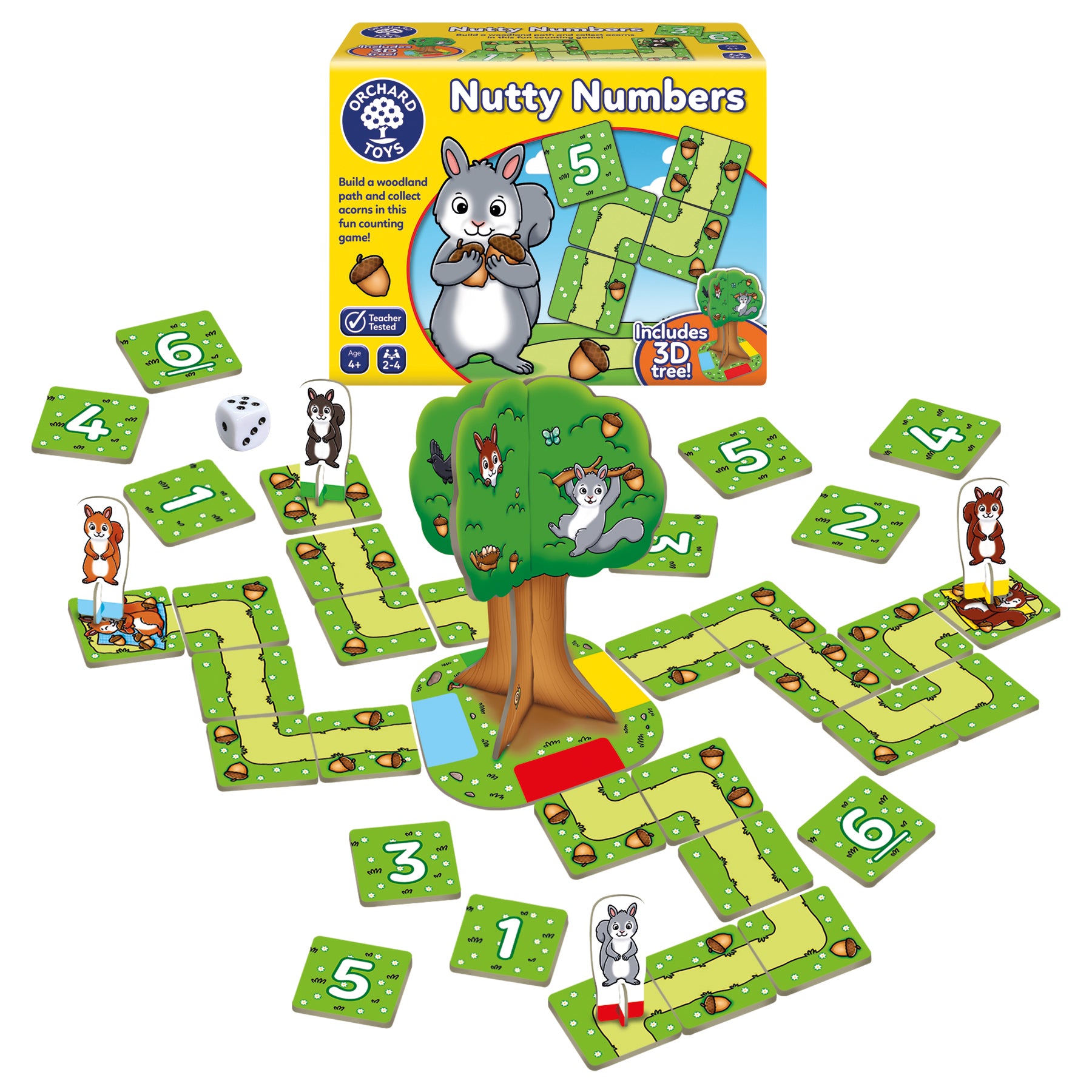 Nutty Numbers Orchard Toys Nutty Numbers Counting Game 收集松果數數遊戲 – MY SCHOOL BUS