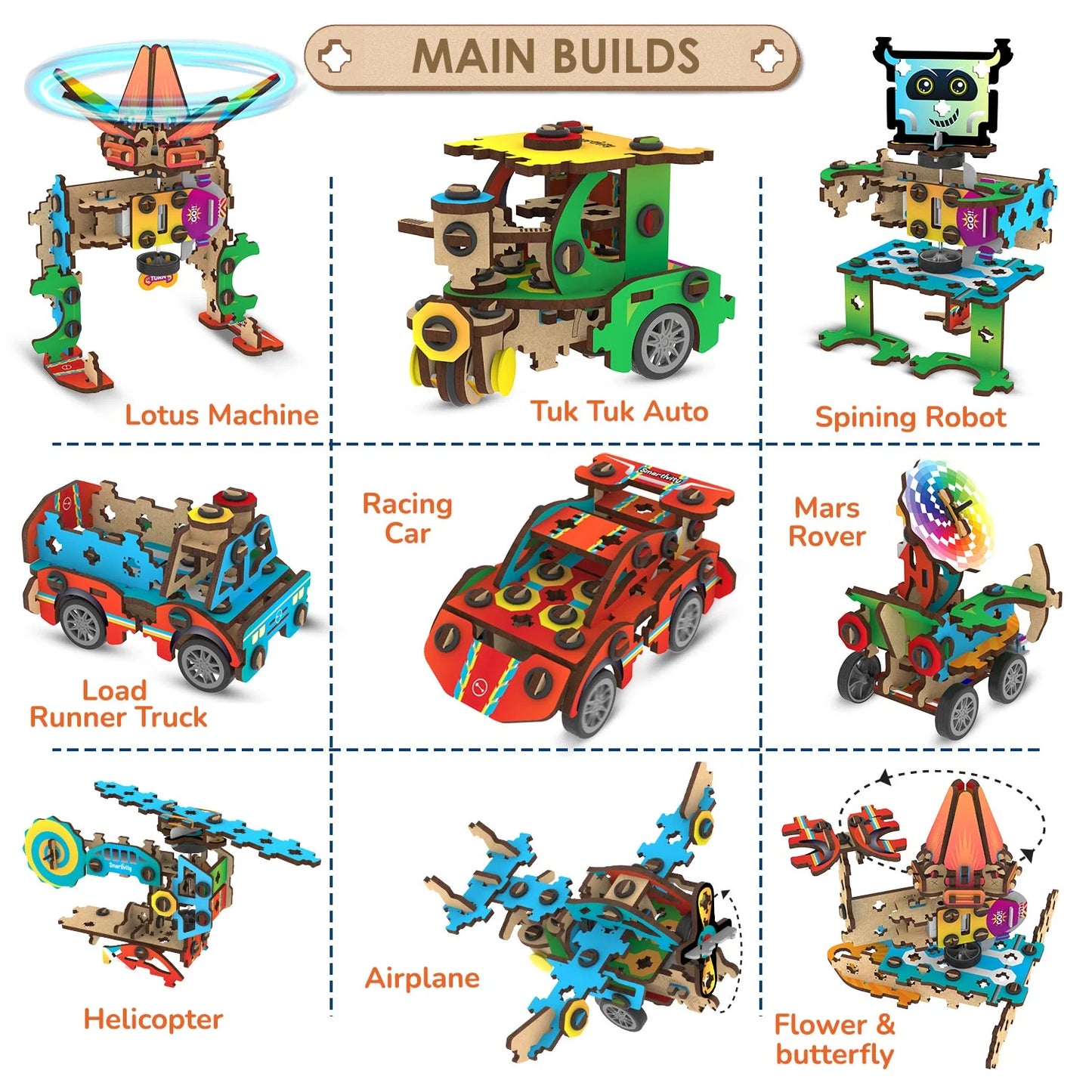 Smartivity 20 in 1 Spin-n-Go Kit 20合1 機動旋轉模型套裝