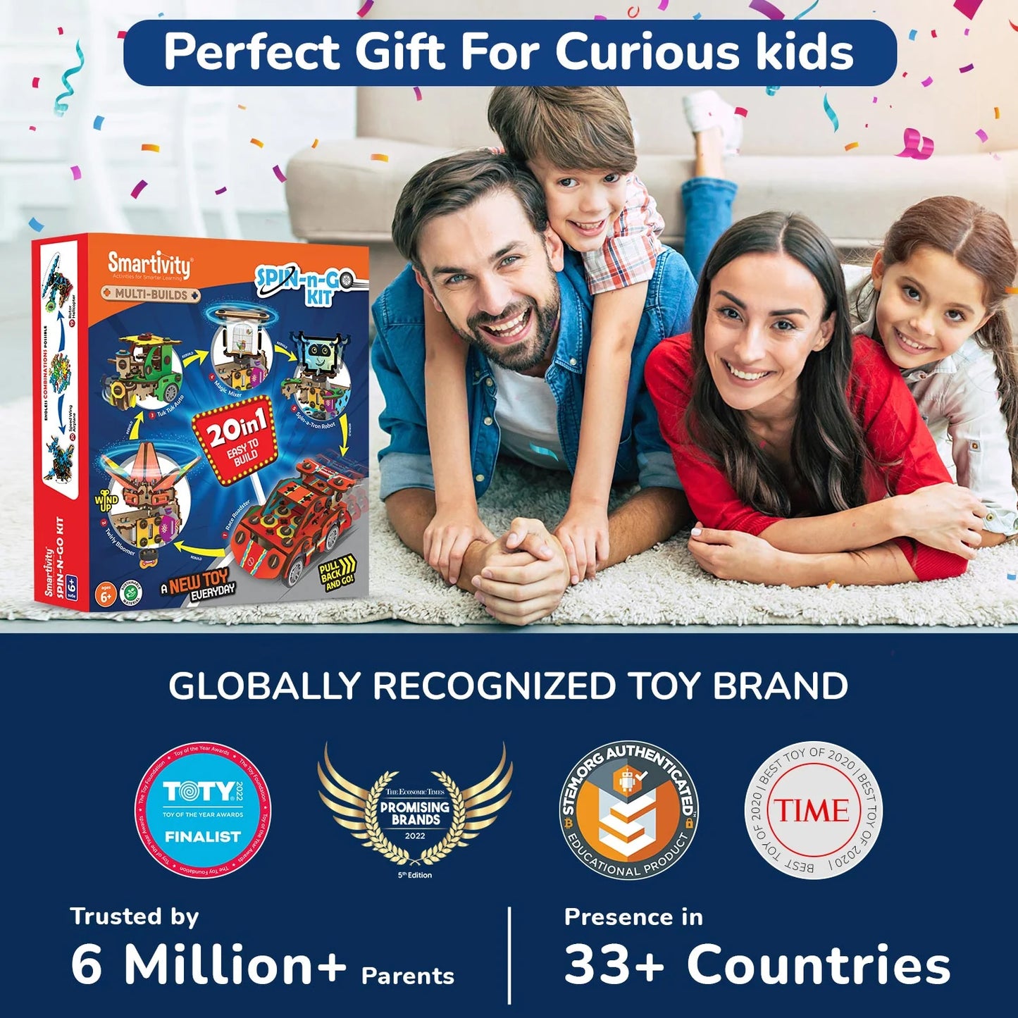 Smartivity 20 in 1 Spin-n-Go Kit 20合1 機動旋轉模型套裝