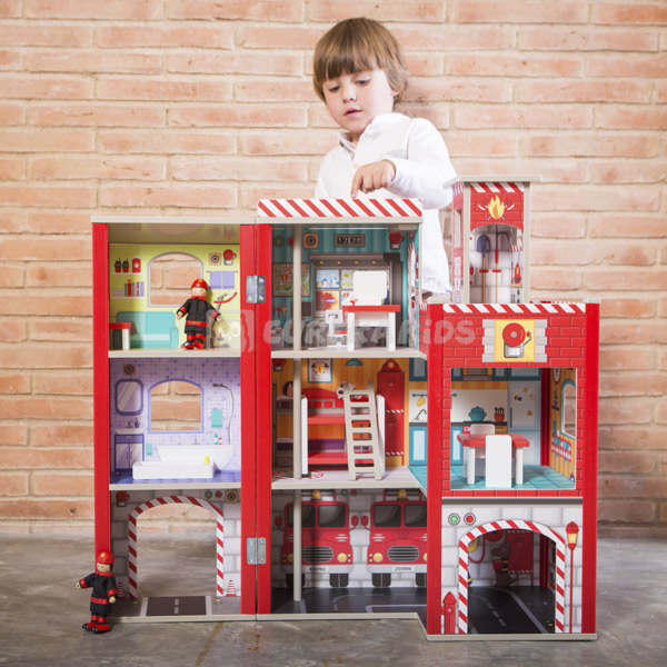 Eurekakids - Fire Station Pretend Toy 消防局扮演玩具
