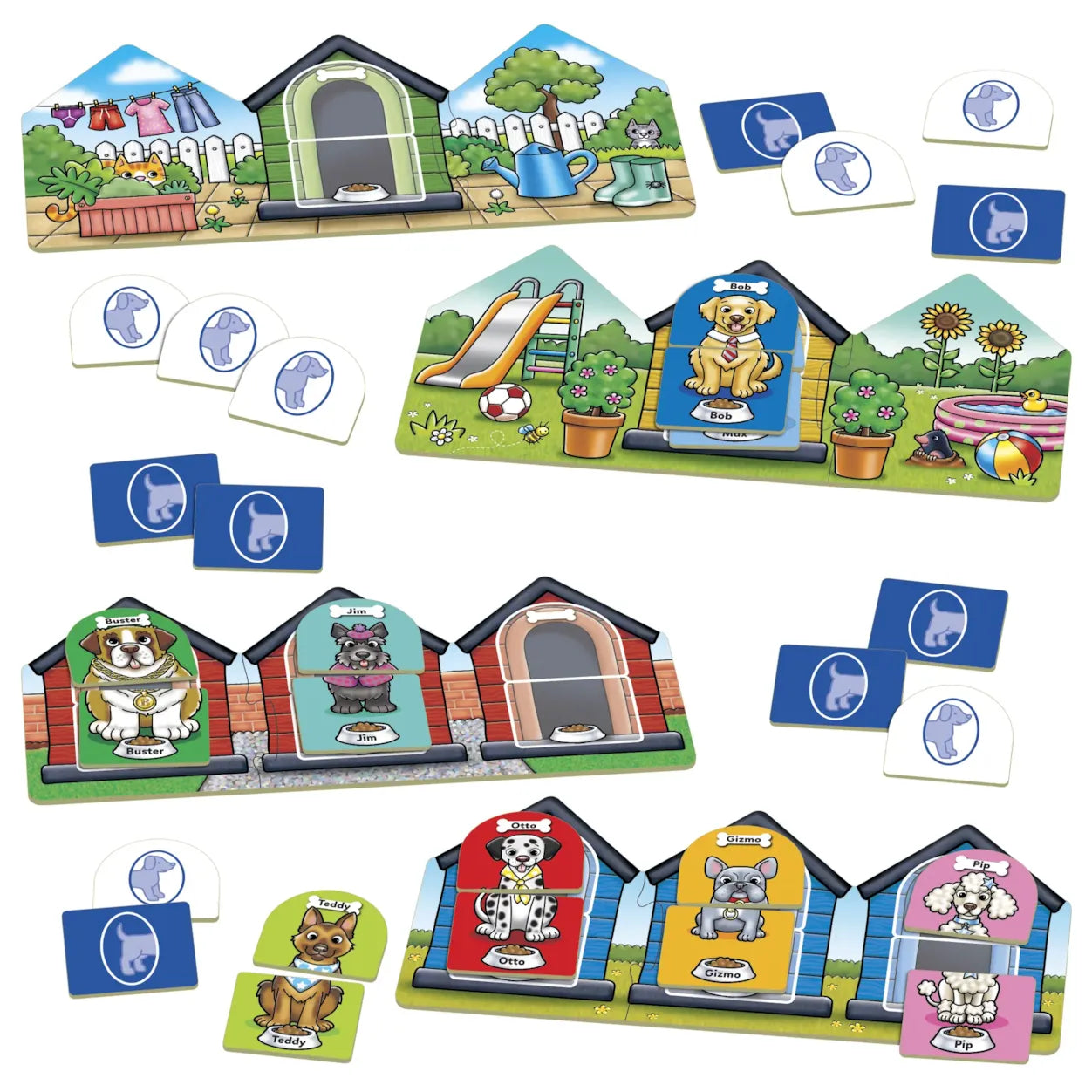 Orchard Toys Doggy Doggy Woof Woof! Colour Matching & Memory Game 汪！汪！小狗身體配對顏色配對記憶遊戲