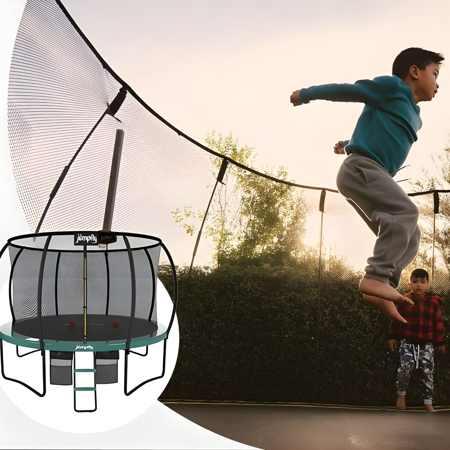 Classic Outdoor Trampoline Heavy Duty with Safety Enclosure Net ASTM Safety Approved 室內戶外經典系列彈床 美國安全標準認證
