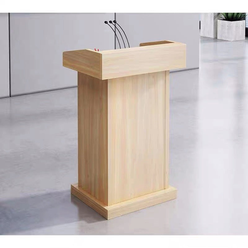 Wooden  Lectern Wood Board 600x450x1100mm 木製講台
