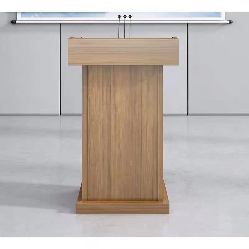 Wooden  Lectern Wood Board 600x450x1100mm 木製講台