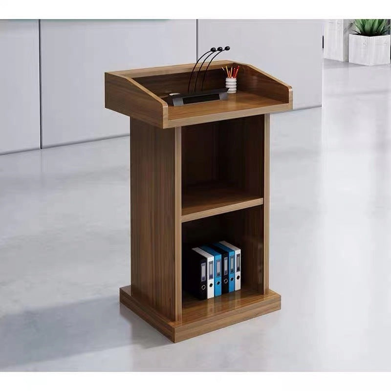 Wooden  Lectern Wood Board 600x450x1100mm 木製講台