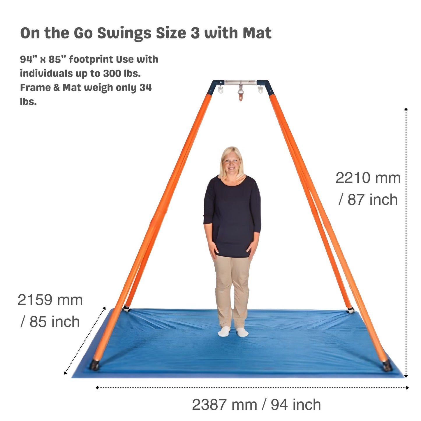 Haley's Joy Swing Frame 3-Point Suspension Size 3號 便攜式秋千架 3 點懸掛系統