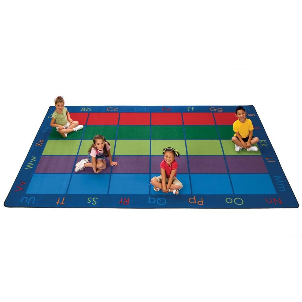 ECR4Kidz Colorful Places Seating Rug | Classroom Organization and Literacy Carpet 多彩位置地墊 | 課室管理與識字學習地毯