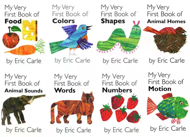 Eric Carle My Very First Books Set of 8本套裝 幼兒紙板書