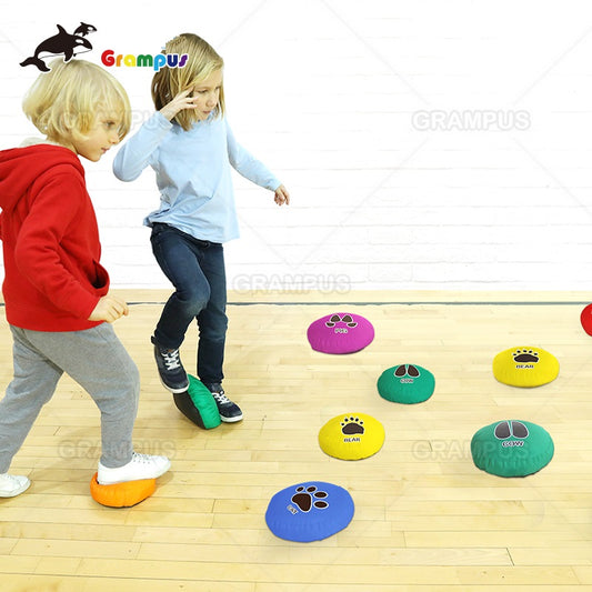 Animal Foot Print Matching & Memory Action Game Set of 12 動物腳印走走配對及記憶遊戲