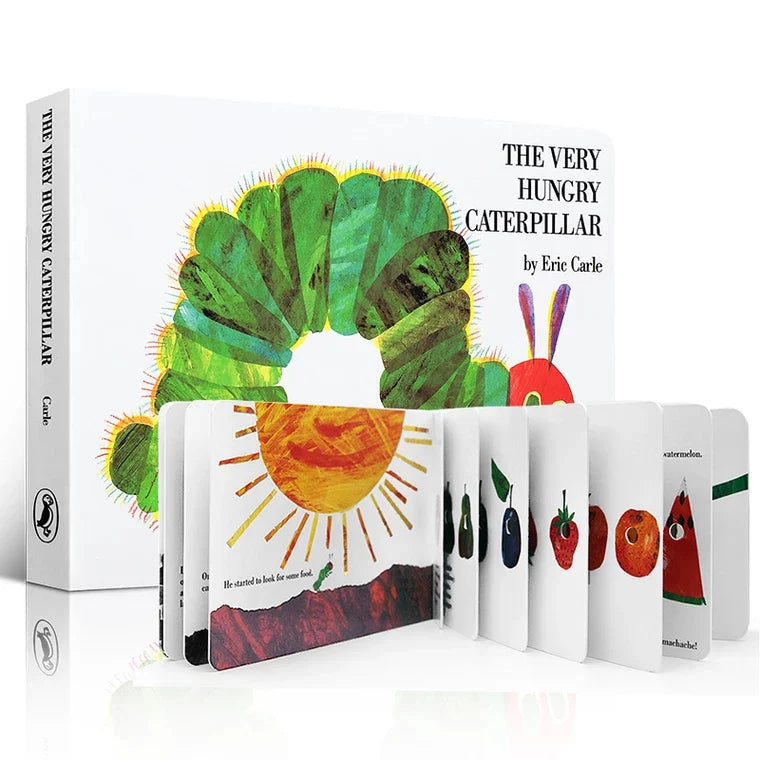 Eric Carle The Very Hungry Caterpillar Board Book 艾瑞·卡爾 非常饑餓的毛毛蟲 紙板書