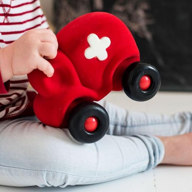 Rubbabu Toddler Ambulance Toy 幼兒安全救護車