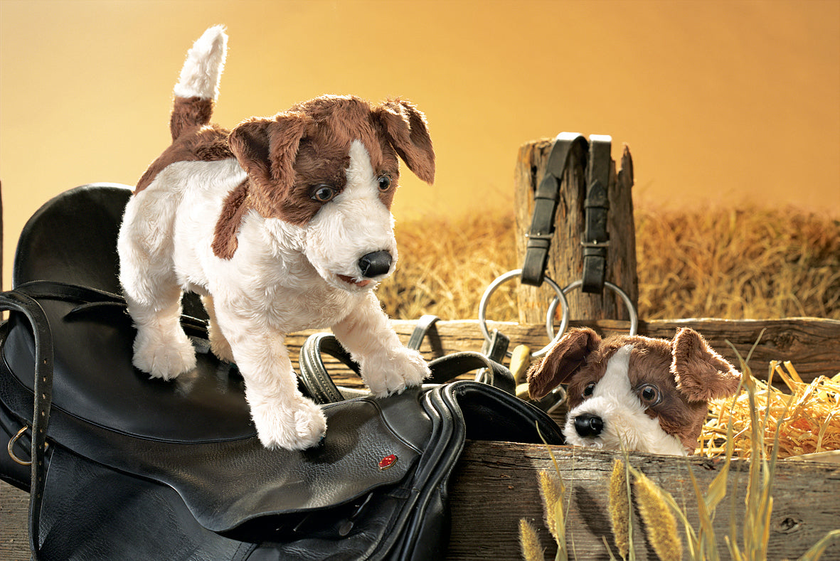 Jack Russell Terrier Hand Puppet 傑克羅素梗犬手偶