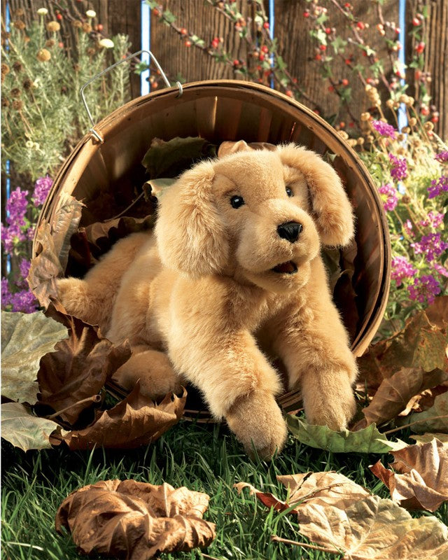 Golden Retriever Puppy Hand Puppet 金毛幼犬手偶
