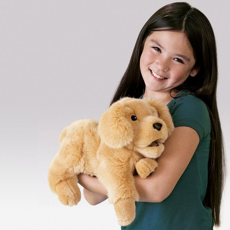 Golden Retriever Puppy Hand Puppet 金毛幼犬手偶