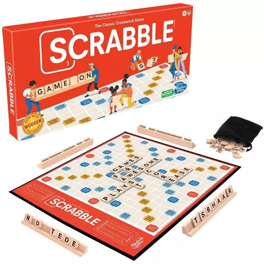 Hasbro Scrabble The Classic Crossword Game Scrabble 拼字遊戲經典填字遊戲