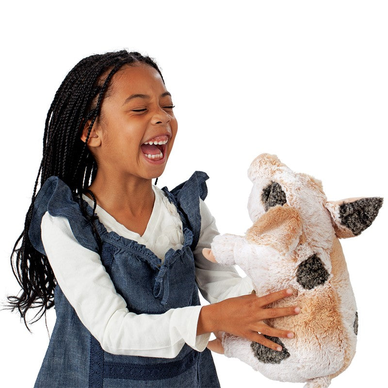 Grunting Pig Hand Puppet 咕嚕聲響豬手偶