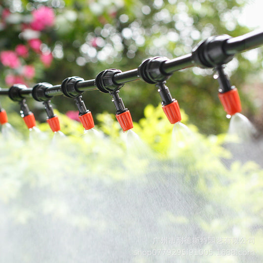 Automatic Micro-Drip Irrigation Kit – 10m Garden Watering System with Fine Mist Nozzles 可控噴霧或微滴灌套裝