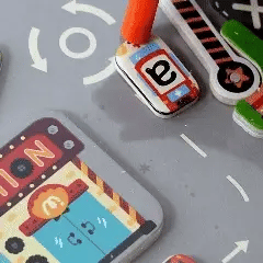 Magnetic Maze: Parking Lot 運筆磁力迷宮-英文字母停車場