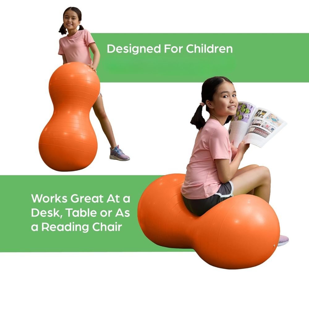 Sensory Peanut Ball Therapy and Exercise with Air-pump Color Random 感統花生球  配有充氣泵 顏色隨機