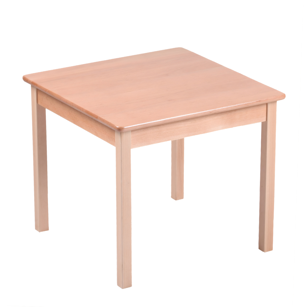 Vivaio Kindergarten Square Wooden Table L60xW60xH47/51/55cm 木製正方形 幼稚園桌子