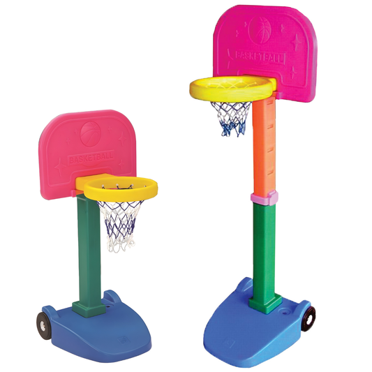 Basketball Hoop Set – Indoor and Outdoor Sports Play 幼兒成長型調整式籃球架-室內外兩用
