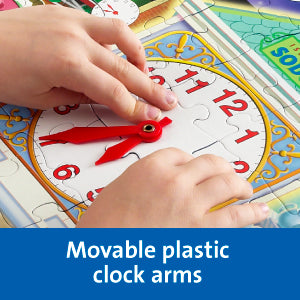 Ravensburger Puzzle Peppa Pig Tell The Time Jigsaw with Moveable Clock Hands 小豬佩奇學習時間拼圖
