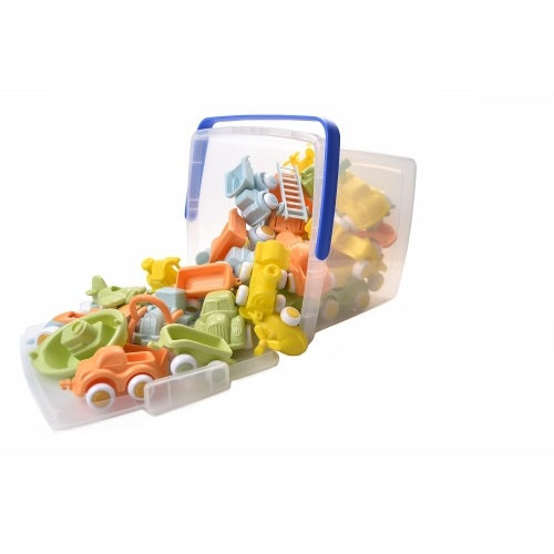 ViKing Toys Ecoline Chubbies - 30 Pieces - Bucket  交通工具套裝30件