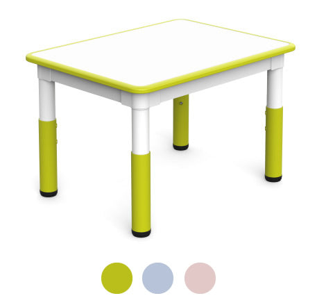 KYC Rectangular Plastic Table Height Adjustable L60 x W80 x H46-58cm 長方形高度可調塑膠桌