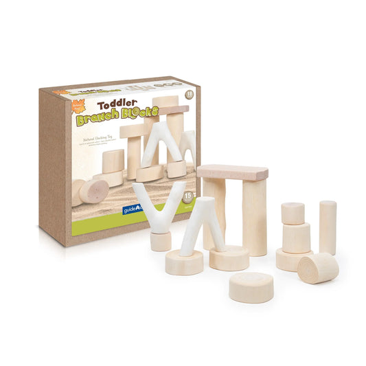 Guidecraft Toddler Branch Blocks - 15 pc. set