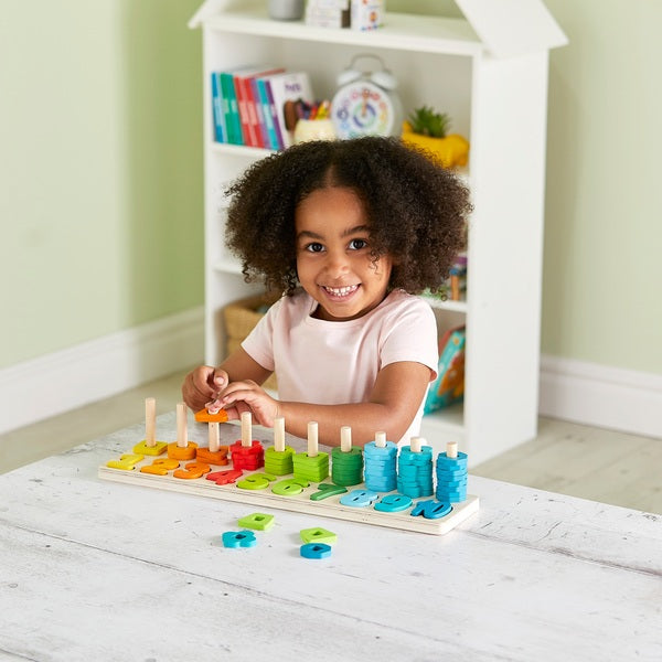 Classic World Counting Stacker Pegging Game 數量疊疊遊戲