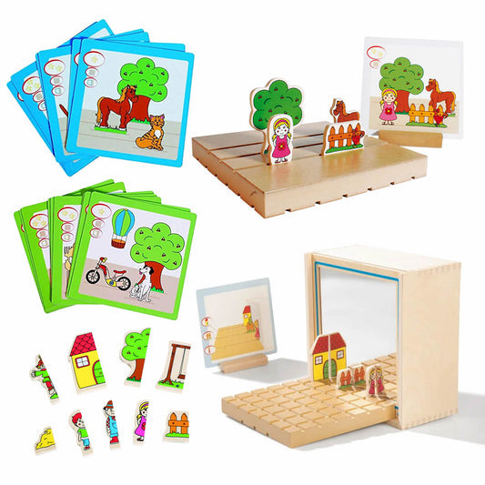 Beleduc Topologo Visio Spatial Perception Game 空間方位表達遊戲
