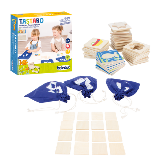 Beleduc Tastaro Touch & Feel Matching Game 形狀觸摸配對遊戲