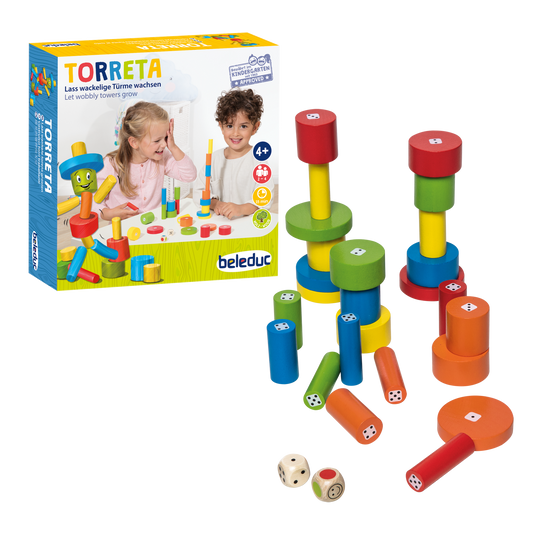 Beleduc Torreta Numbers Stacking Game 淘瑞塔數量高度大小壘高遊戲