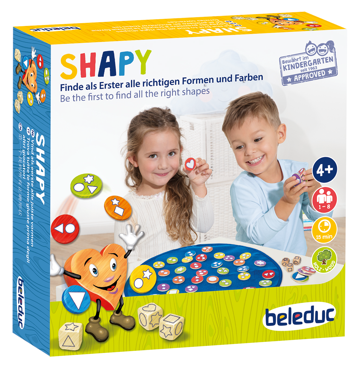 Beleduc Shapy Matching Game 形狀與顏色快速配對遊戲