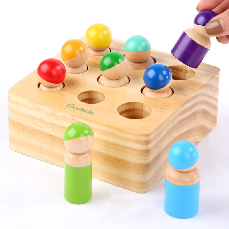 Matching Peg Dolls with Pedestal 配對小人遊戲