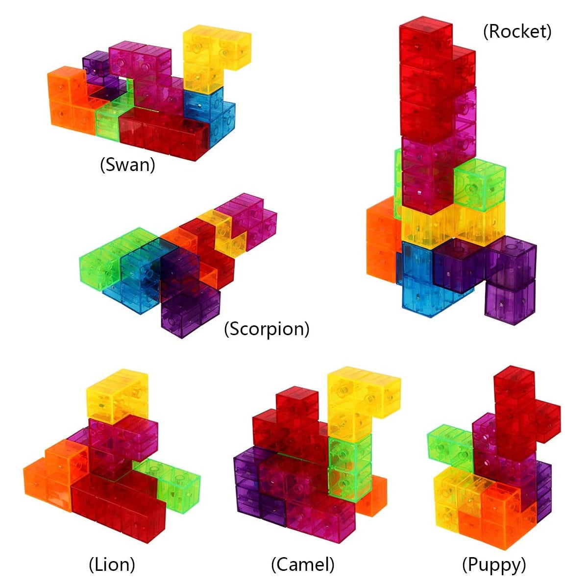 Magic Magnetic 3D Puzzle Cube 3D建構魔方