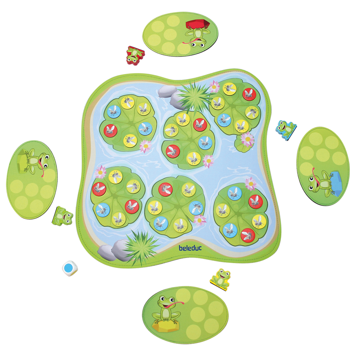 Beleduc Quaki Color Matching & Memory Game 小青蛙捕食顏色記憶配對遊戲