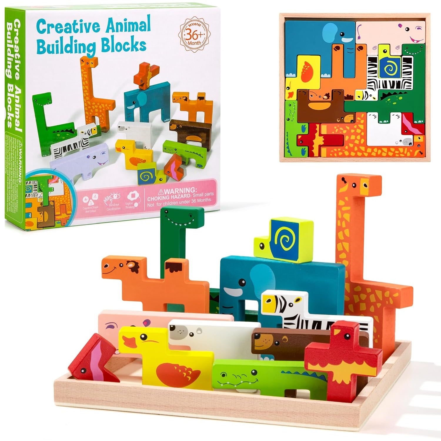 Animal Rvt Blocks Creative Animal Building Blocks 疊疊動物七巧板 – MY SCHOOL BUS