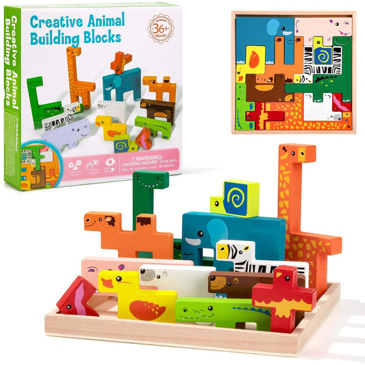 Creative Animal Building Blocks 疊疊動物七巧板