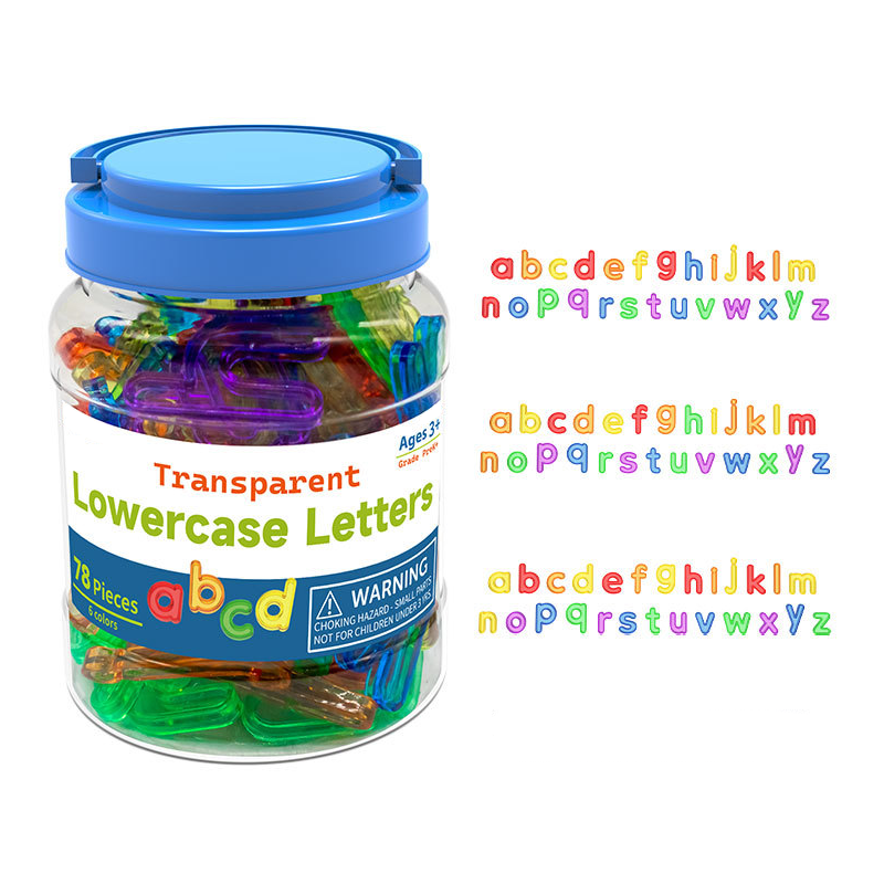 78 Letters Transparent Lowercase Letters 78 Pieces 透明英文字母小寫 78個 – MY SCHOOL BUS