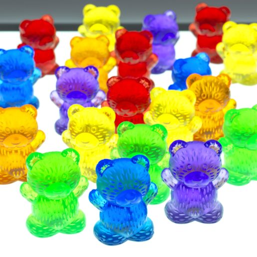 Transparent Counting Bears 100 Pieces 透明數數小熊 100個
