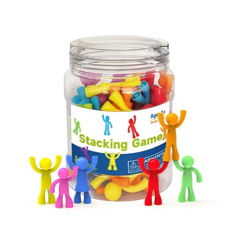 Buddy Builders Stacking Game 36 Pieces 小人疊疊樂 36個