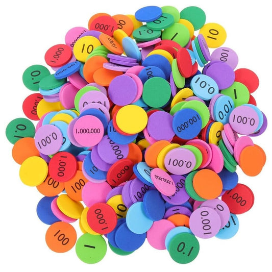 Place Value Disks, set of 300 數值圓片300個