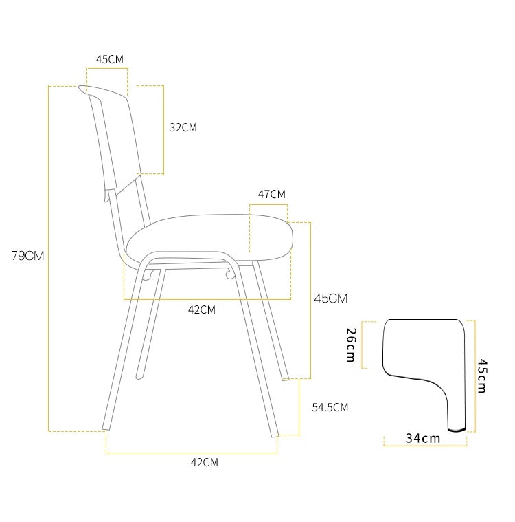 Classroom Chair with Right Handed Tablet Arm 教室培訓椅附寫字板 (MOQ 5pc 五張起訂)