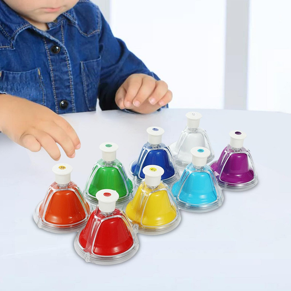 Pressable 8-Note Handbell Set 可按八音鈴套裝