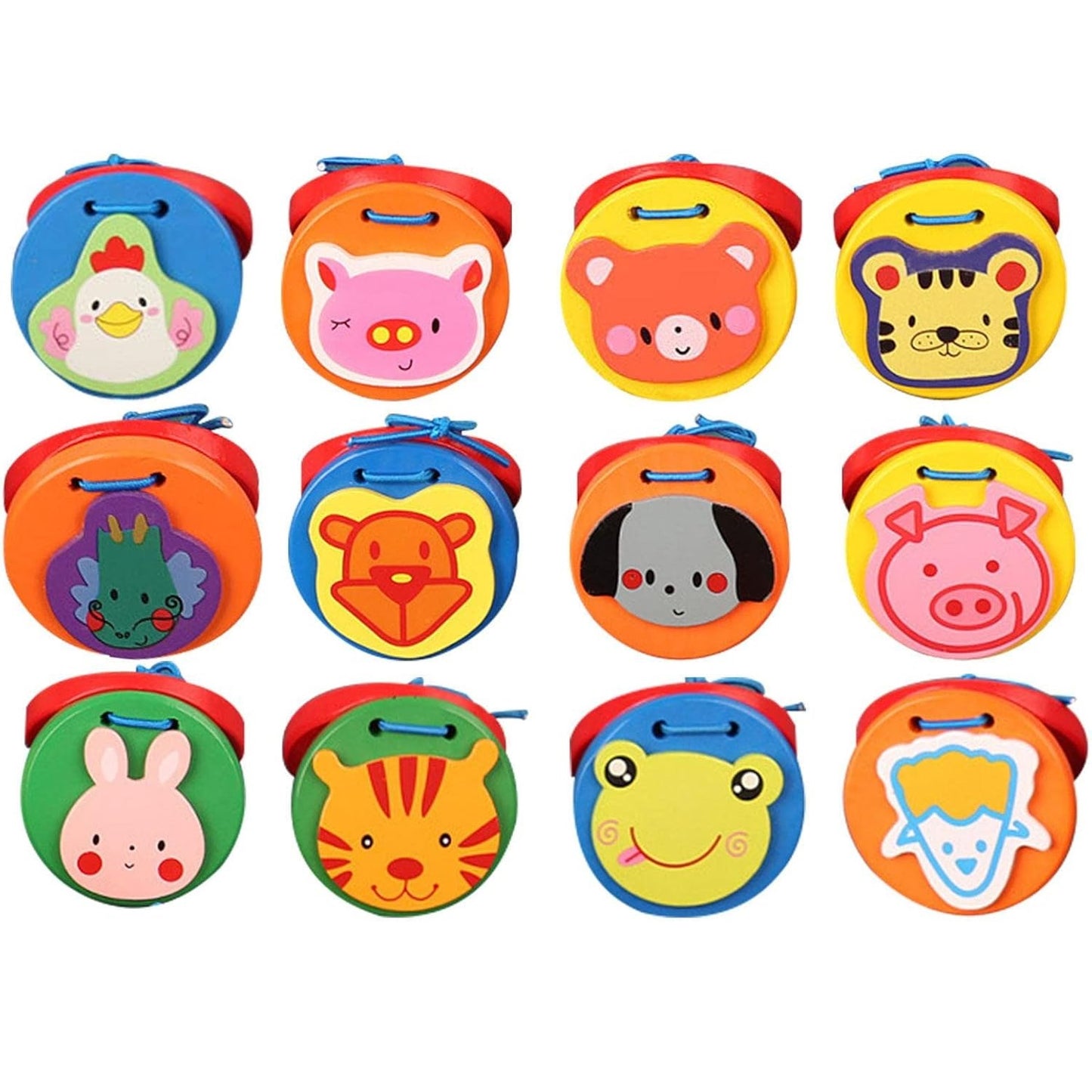 Cute Animal Castanet 可愛動物彩繪響板