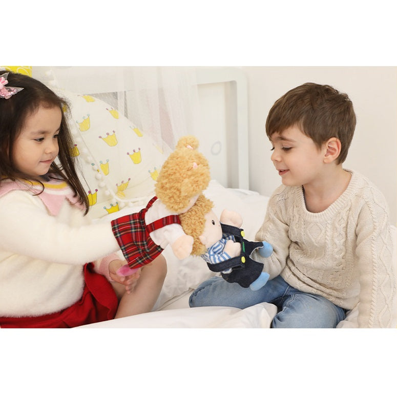 Family Puppet 30cm Set of 6 一家人家庭成員手偶 30cm六個套裝