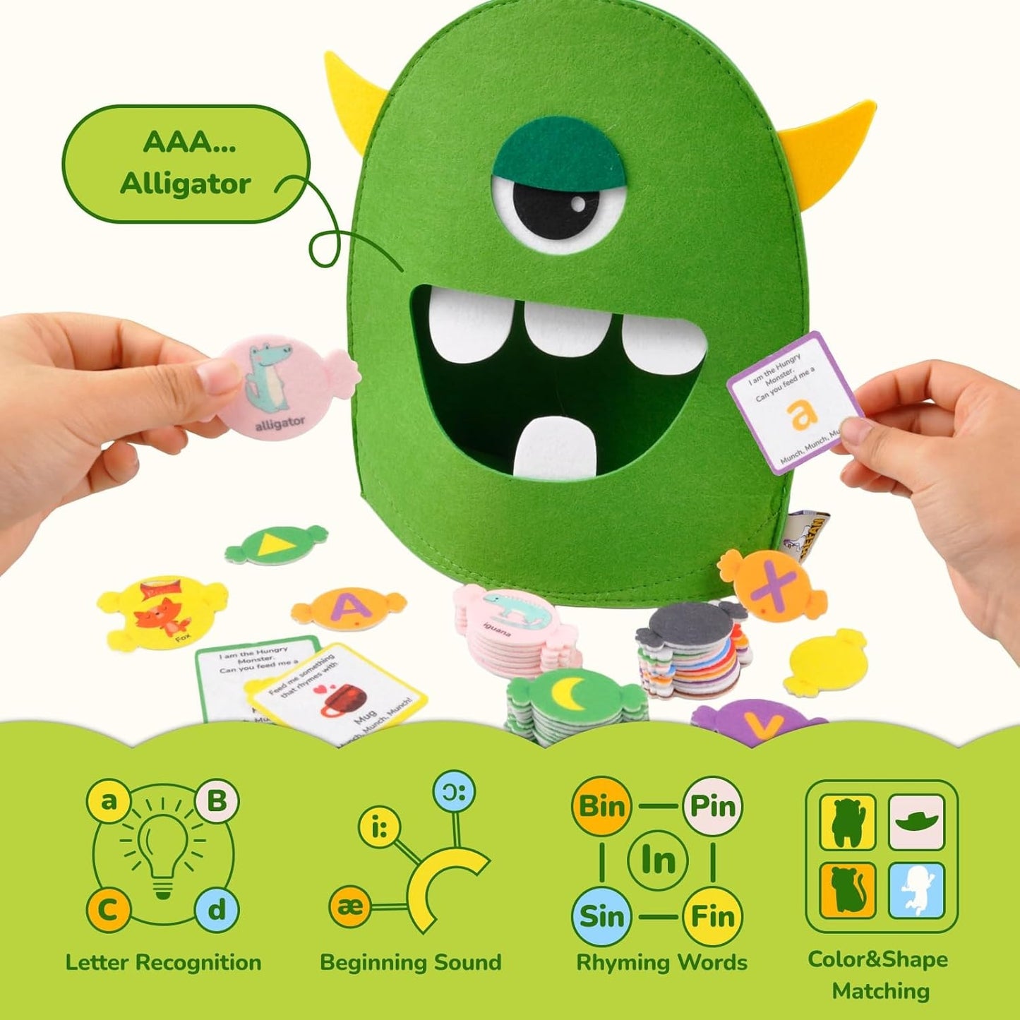 Greedy Monster Early Learning Game 貪吃怪獸早教遊戲